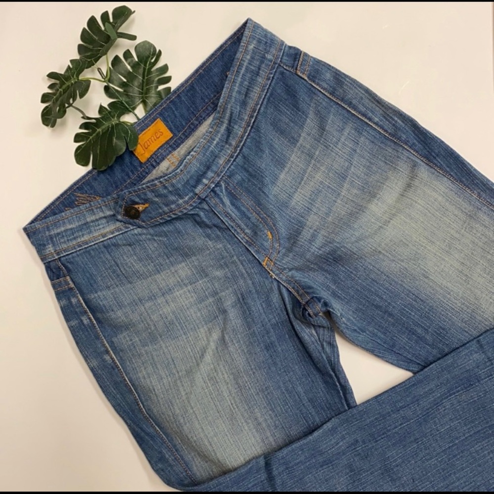 Cuffed Cropped JAMES Jeans Retro Star Sz 25